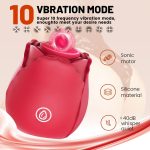 Succionador de Clítoris Rosa – Vibración Sónica 10 Modos - Imagen 2