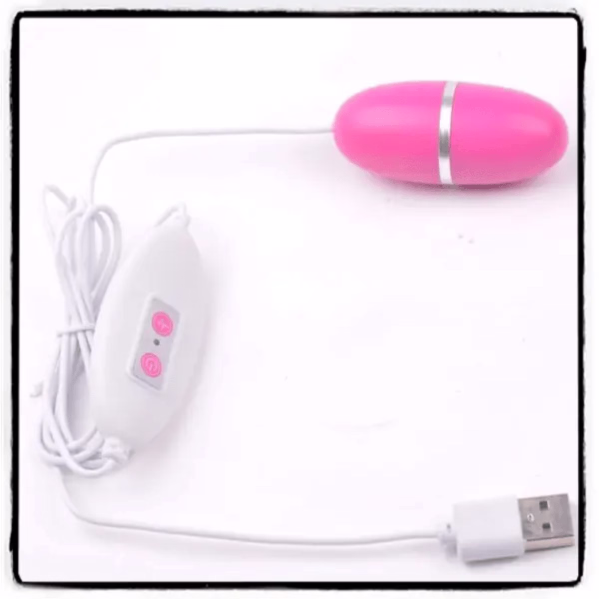 Mini Huevo Vibrador USB – Estimulación Íntima con 12 Velocidades