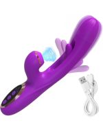 Consolador Vibrador 4 en 1 con Succionador de Clítoris - Imagen 2