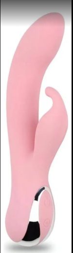 Vibrador para mujer Vibrador Punto G y Clítoris Curvo Rosa - Imagen 2