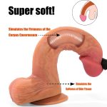 Consolador Realista 17.8 cm Silicona – B7 con Ventosa - Imagen 2