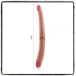 Dildo Doble Penetración 36 cm Silicona – LV2214 - Imagen 2