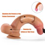 Dildo Realista de Silicona 25.5 cm con Ventosa - Imagen 3